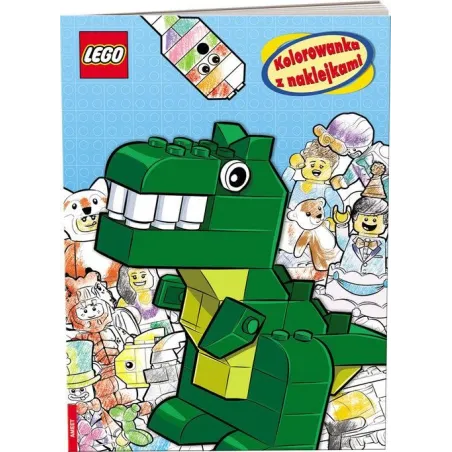 Lego Iconic Kolorowanka Z Naklejkami 5+ Lego Iconic Kolorowanka Z Naklejkami 5+
