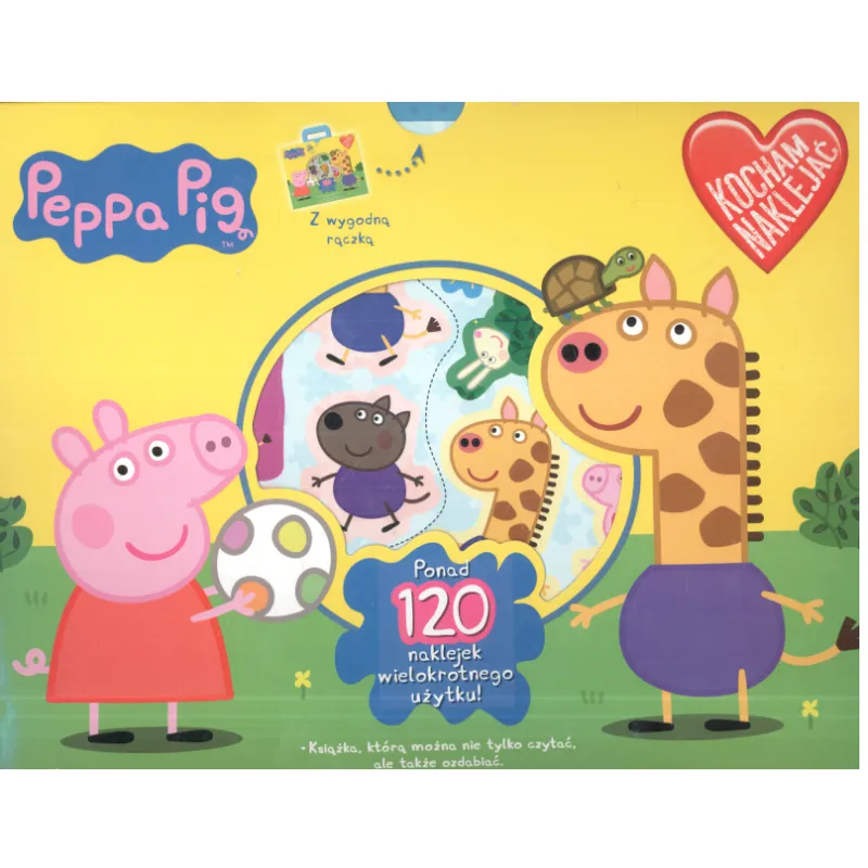 ŚWINKA PEPPA. KOCHAM NAKLEJAĆ - Media Service Zawada