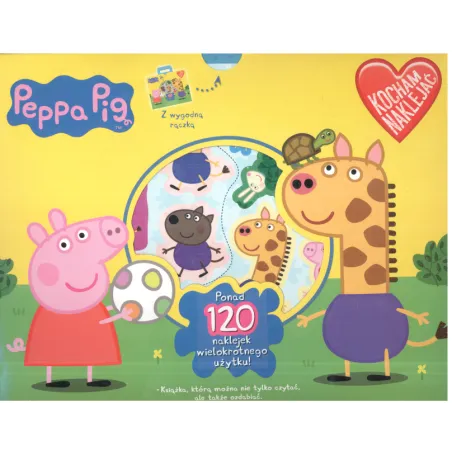 ŚWINKA PEPPA. KOCHAM NAKLEJAĆ - Media Service Zawada
