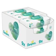 CHUSTECZKI NAWILŻANE PAMPERS AQUA PURE 9 X 48 SZT. - Procter & Gamble