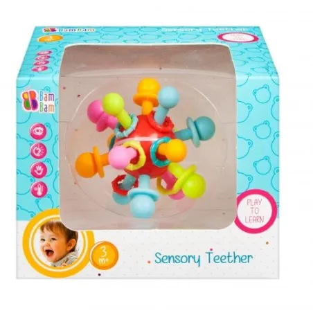 Gryzak Sensoryczny Z Wypustkami Bam Bam 3M+ Gryzak Sensoryczny Z Wypustkami Bam Bam 3M+