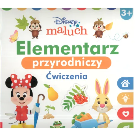 DISNEY MALUCH. ELEMENTARZ PRZYRODNICZY. ĆWICZENIA 3+ - Ameet