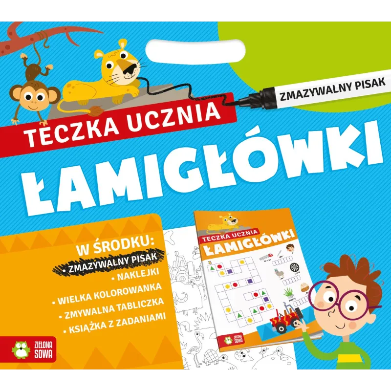 TECZKA UCZNIA. ŁAMIGŁÓWKI. 6-8 LAT. - Zielona Sowa