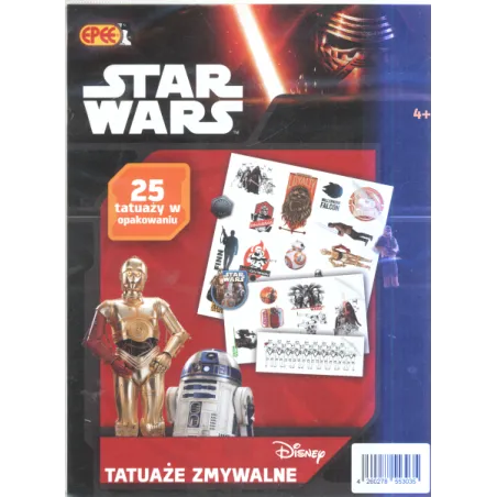 DISNEY STAR WARS TATUAŻE ZMYWALNE 4+ - Epee