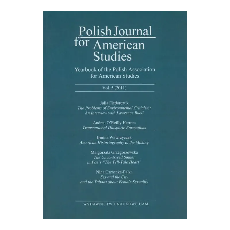 POLISH JOURNAL FOR AMERICAN STUDIES - Wydawnictwo Naukowe UAM