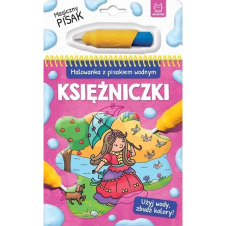 Malowanka Z Pisakiem Wodnym Księżniczki Malowanka Z Pisakiem Wodnym Księżniczki
