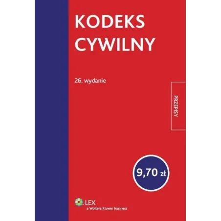 KODEKS CYWILNY PRZEPISY - Wolters Kluwer