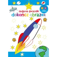 ZADANIA GWIAZDKI DOKOŃCZ OBRAZEK KSIĄŻKA Z NAKLEJKAMI - Olesiejuk
