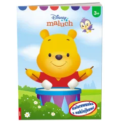 DISNEY MALUCH KOLOROWANKA Z NAKLEJKAMI 3+ - Ameet