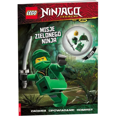 LEGO NINJAGO. MISJA ZIELONEGO NINJA + FIGURKA 7+ - Ameet