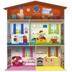 MÓJ DOM ZABAWA I EDUKACJA GRA EDUKACYJNA MONTESSORI 3-6 LAT - Lisciani