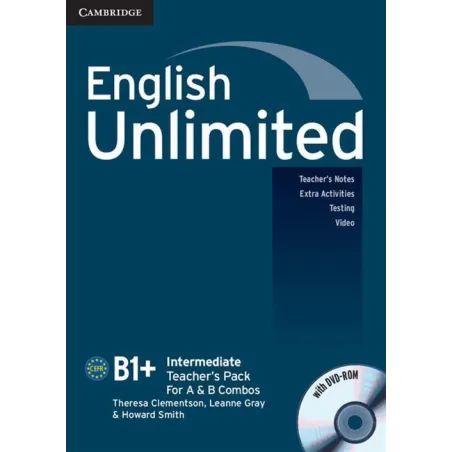 ENGLISH UNLIMITED INTERMEDIATE TEACHERS PACK + DVD Theresa Clementson - Cambridge University Press