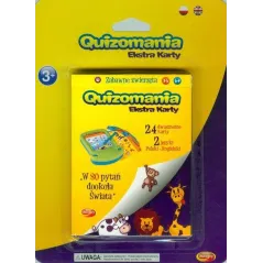 QUIZOMANIA EXTRA KARTY ZABAWNE ZWIERZĘTA DUMEL DISCOVERY 3+ - Dumel