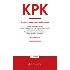 KODEKS POSTĘPOWANIA KARNEGO ORAZ USTAWY TOWARZYSZĄCE - C.H. Beck