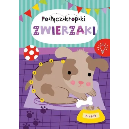 Połącz Kropki Zwierzaki Kolorowanka