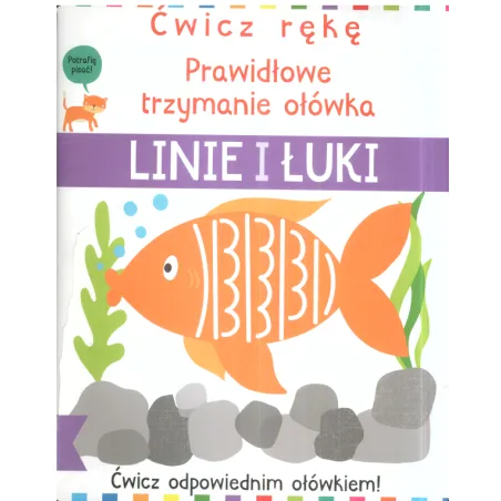 Linie I Łuki Ćwicz Rękę Prawidłowe Trzymanie Ołówka Linie I Łuki Ćwicz Rękę Prawidłowe Trzymanie Ołówka
