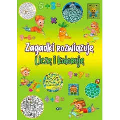 ZAGADKI ROZWIĄZUJĘ LICZĘ I KOLORUJĘ - Fenix
