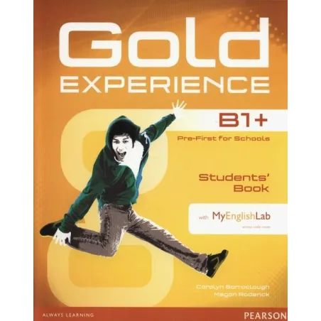 GOLD EXPERIENCE B1+ STUDENTS BOOK + DVD + MYENGLISHLAB Carolyn Barraclough - Pearson
