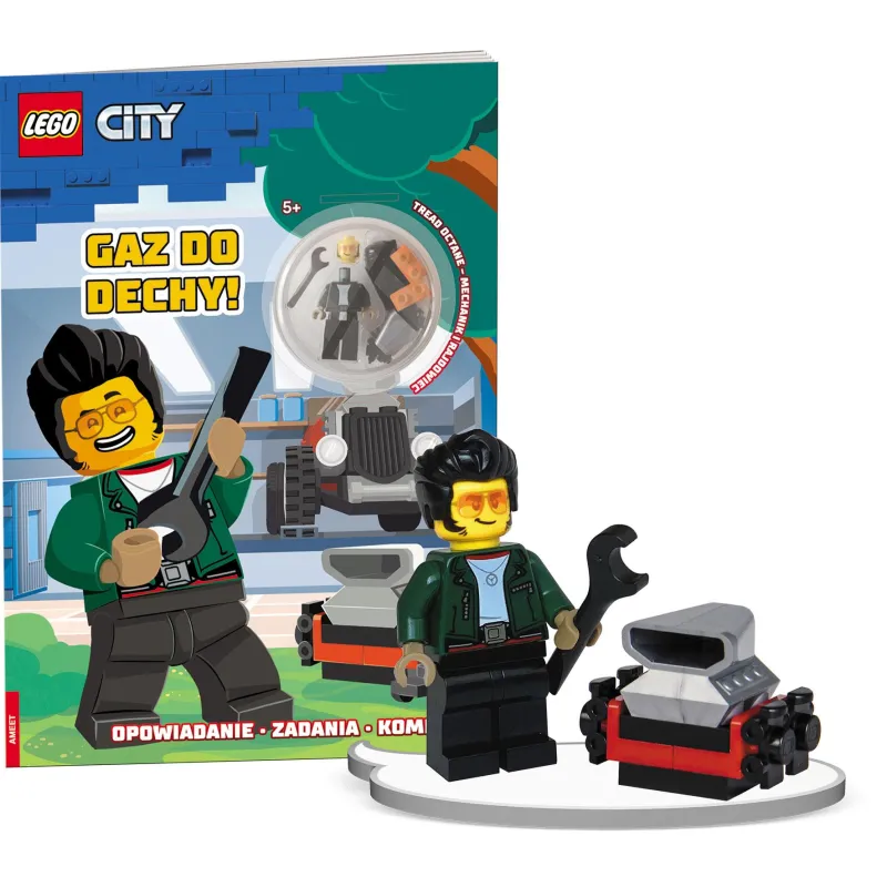 LEGO CITY GAZ DO DECHY! + FIGURKA 5+ - Ameet