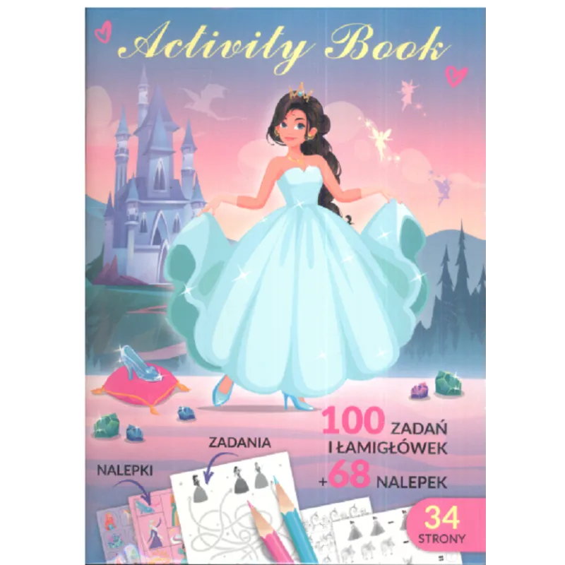 ACTIVITY BOOK ŁAMIGŁÓWKI I NALEPKI KSIĘŻNICZKI - Derform