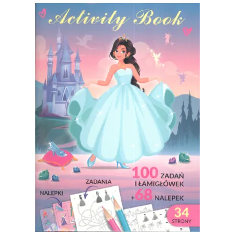 Activity Book Łamigłówki I Nalepki Księżniczki