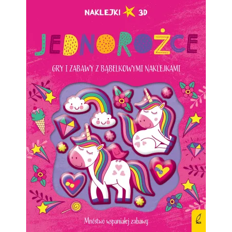 JEDNOROŻCE. GRY I ZABAWY Z BĄBELKOWYMI NAKLEJKAMI - Wilga
