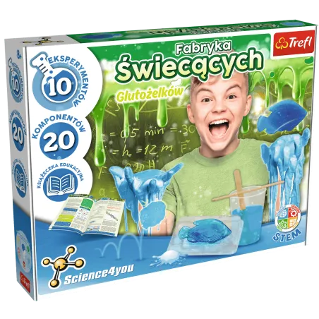 FABRYKA ŚWIECĄCYCH GLUTOŻELKÓW ZESTAW KREATYNY 8+ - Trefl