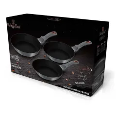 Zestaw 3 Patelni Moonlight Edition Berlinger Haus