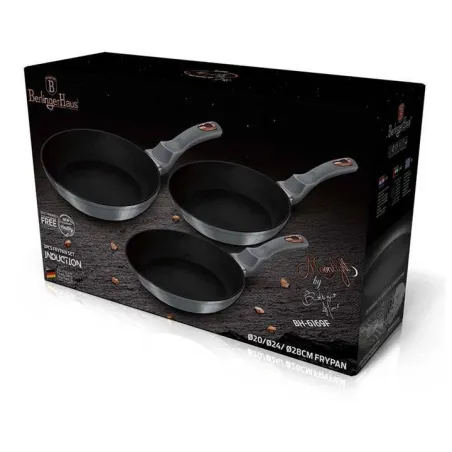 Zestaw 3 Patelni Moonlight Edition Berlinger Haus
