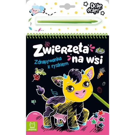 Zwierzęta Na Wsi Zdrapywanka Z Rysikiem 4+