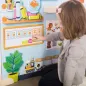 Szkoła Tablica Edukacyjna + 80 Akcesoriów Smoby 3+ Szkoła Tablica Edukacyjna + 80 Akcesoriów Smoby 3+