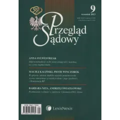 PRZEGLĄD SĄDOWY 9/2013 - LexisNexis