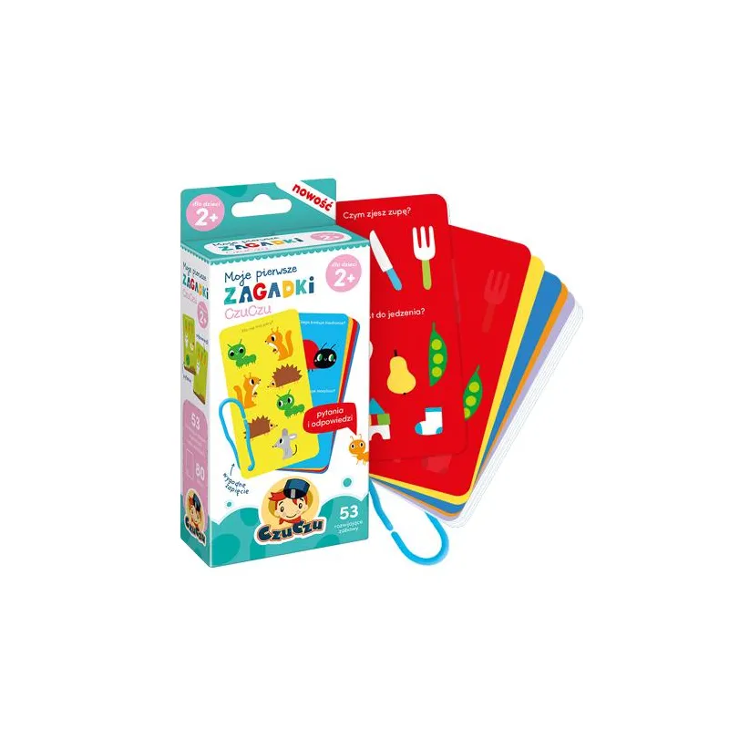 MOJE PIERWSZE ZAGADKI DLA DZIECI CZUCZU 2+ - Bright Junior Media