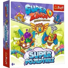 SUPER ZINGS SUPER POJEDYNKI GRA PLANSZOWA 6+