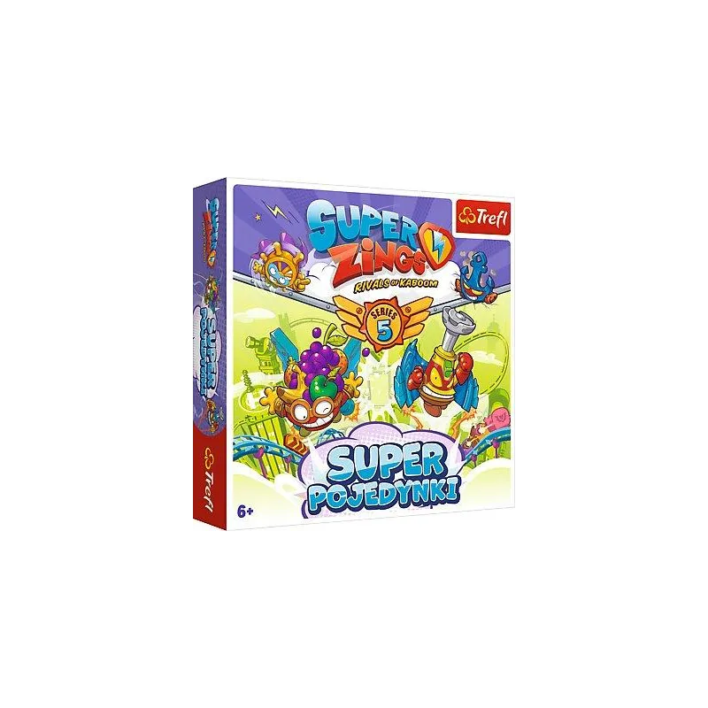 SUPER ZINGS SUPER POJEDYNKI GRA PLANSZOWA 6+