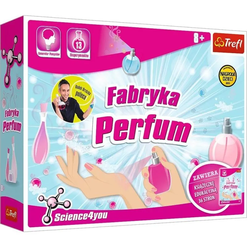 FABRYKA PERFUM ZESTAW 13 EKSPERYMENTÓW 8+ - Trefl