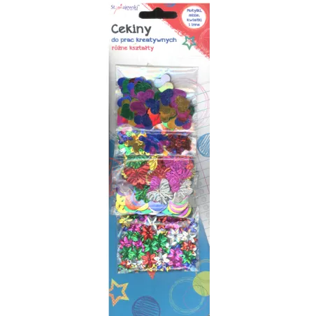 Cekiny Do Prac Kreatywnych Różne Kształty Cekiny Do Prac Kreatywnych Różne Kształty