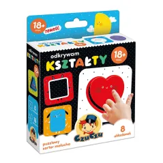 ODKRYWAM KSZTAŁTY PUZZLE 8 UKŁADANEK CZUCZU 18M+