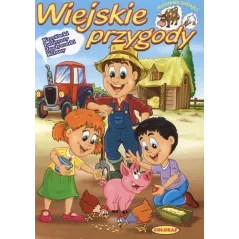 WIEJSKIE PRZYGODY KRZYŻÓWKI ZGADYWANKI LABIRYNTY REBUSY - Pasja