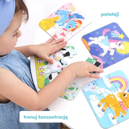 Układam Koniki Puzzle 5 Układanek Czuczu 3+