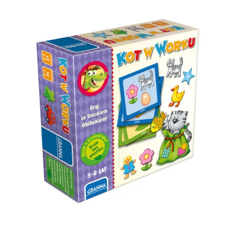 Kot W Worku Graj Ze Smokiem Obibokiem Gra Edukacyjna 3-8 Lat