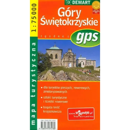 GÓRY ŚWIĘTOKRZYSKIE MAPA TURYSTYCZNA 1:75 000 - Demart