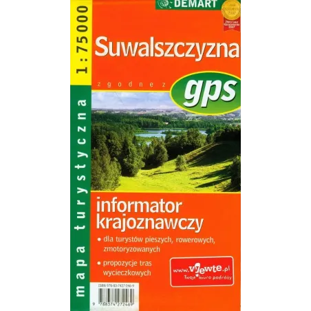 Suwalszczyzna Mapa Turystyczna 1:75 000 Suwalszczyzna Mapa Turystyczna 1:75 000