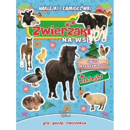 ZWIERZAKI NA WSI Z NAKLEJKAMI - Arti
