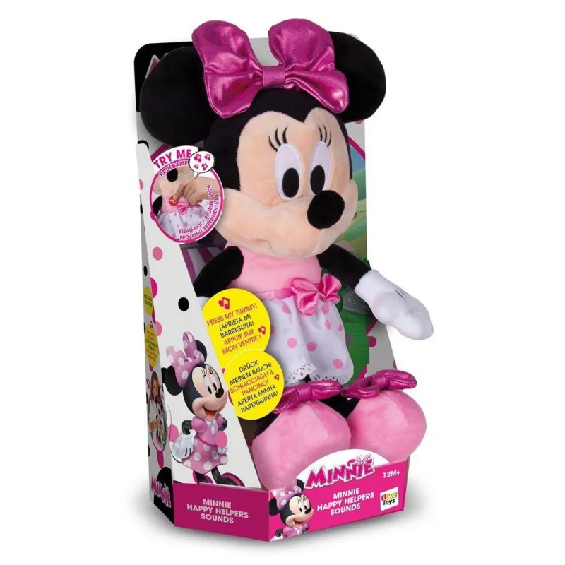 MYSZKA MINNIE SŁUŻĄCA MASKOTKA INTERAKTYWNA 35 CM 12M+ - IMC Toys
