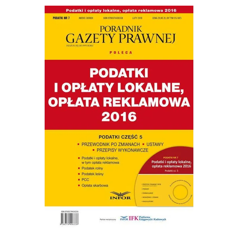 PODATKI I OPŁATY LOKALNE OPŁATA REKLAMOWA - Infor