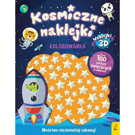 KOSMICZNE NAKLEJKI KOLOROWANKA - Wilga
