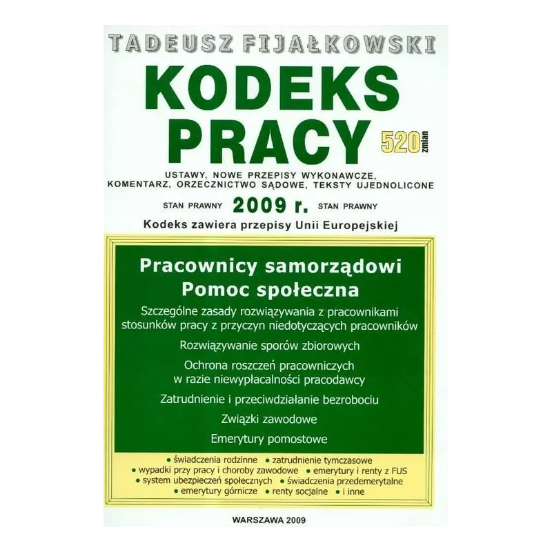 KODEKS PRACY Tadeusz Fijałkowski - WGP