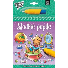 SŁODKIE PUPILE MALOWANKA Z PISAKIEM WODNYM 3+ - Aksjomat