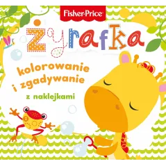 FISHER-PRICE ŻYRAFKA KOLOROWANIE I ZGADYWANIE Z NAKLEJKAMI 2+ - Olesiejuk